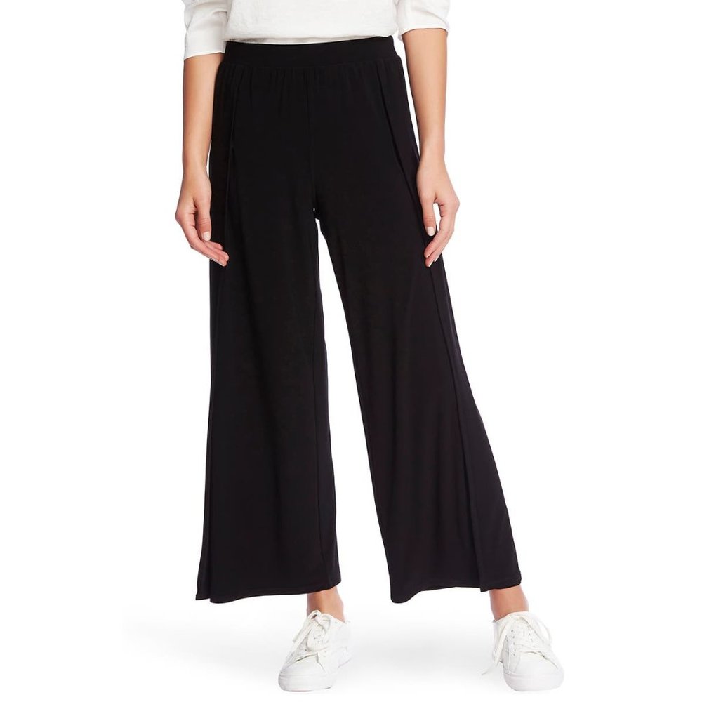 NWT Womens Size Small 1.STATE Navy Blue Wide Leg Envelope Hem Pants